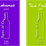 Etichette del vino del centenario